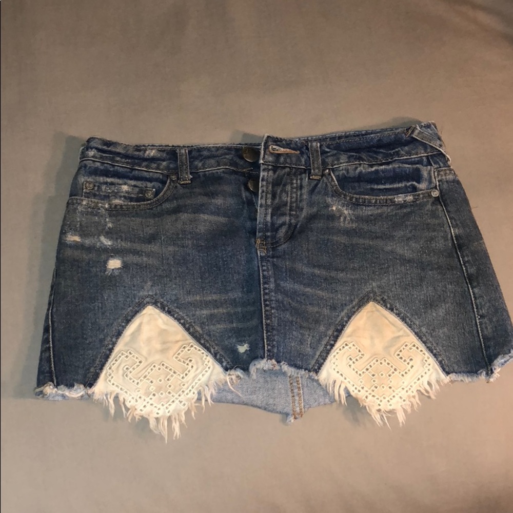 Free people mini skirt